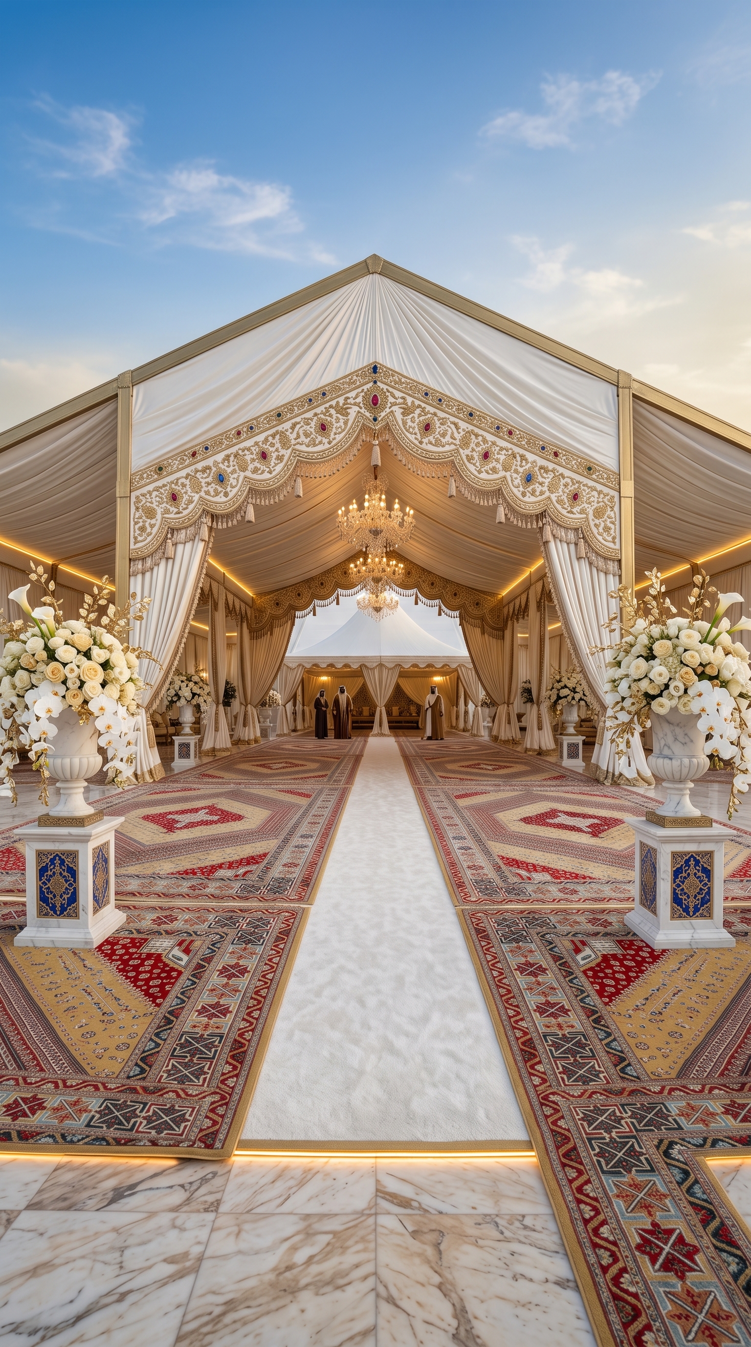 Majestic Wedding Entrance Portal