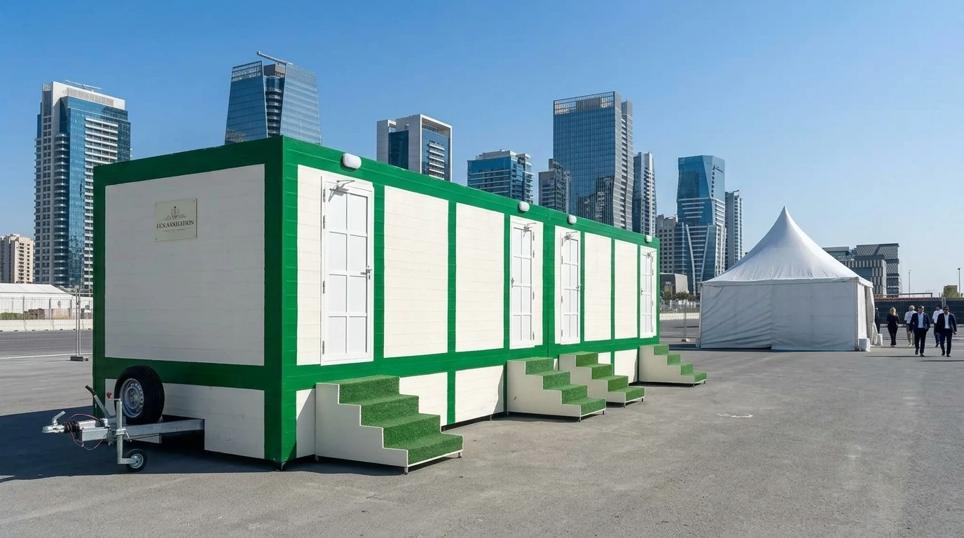 Deluxe Mobile Restroom Trailer