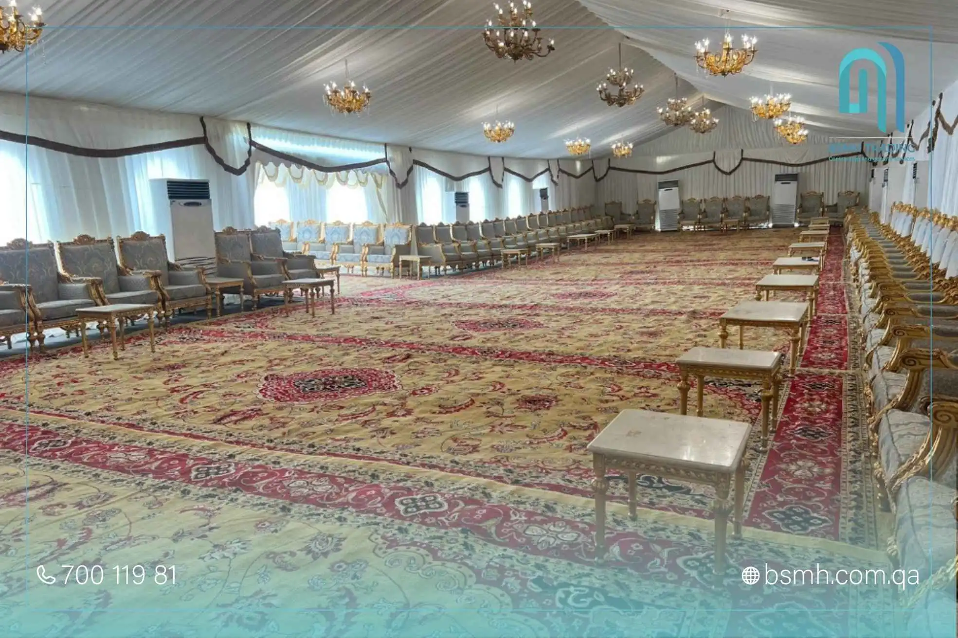 Turnkey Wedding Marquee Outfitting