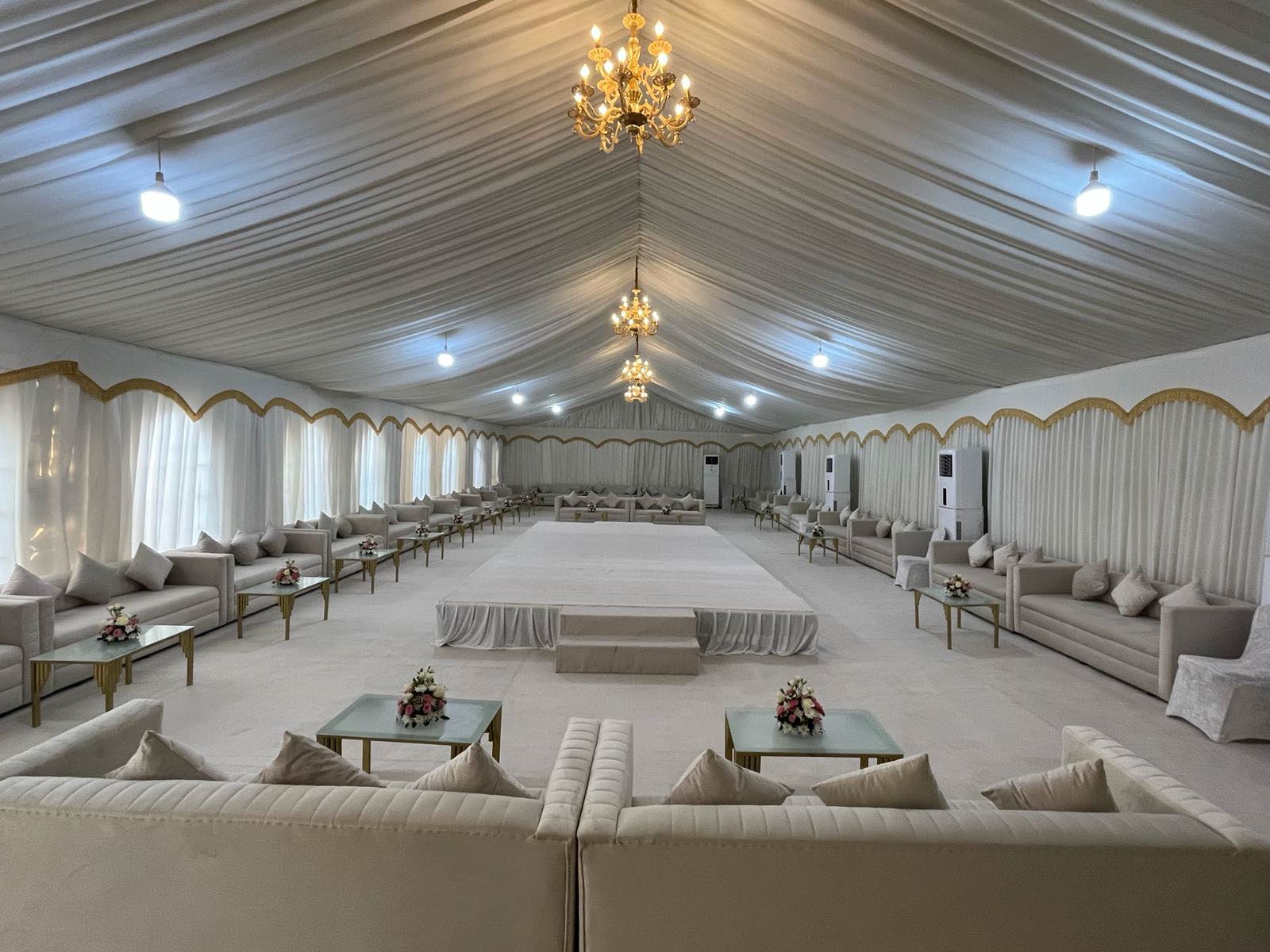 BSMH VIP Royal Interior Tent Setup