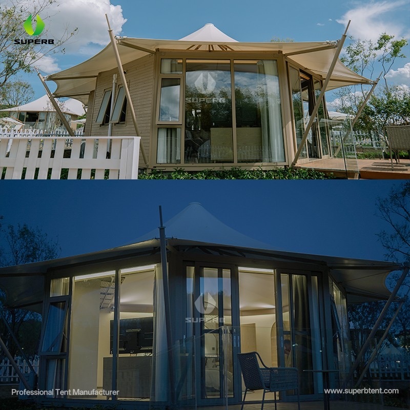 Luxury Polygonal Resort Tent Villa